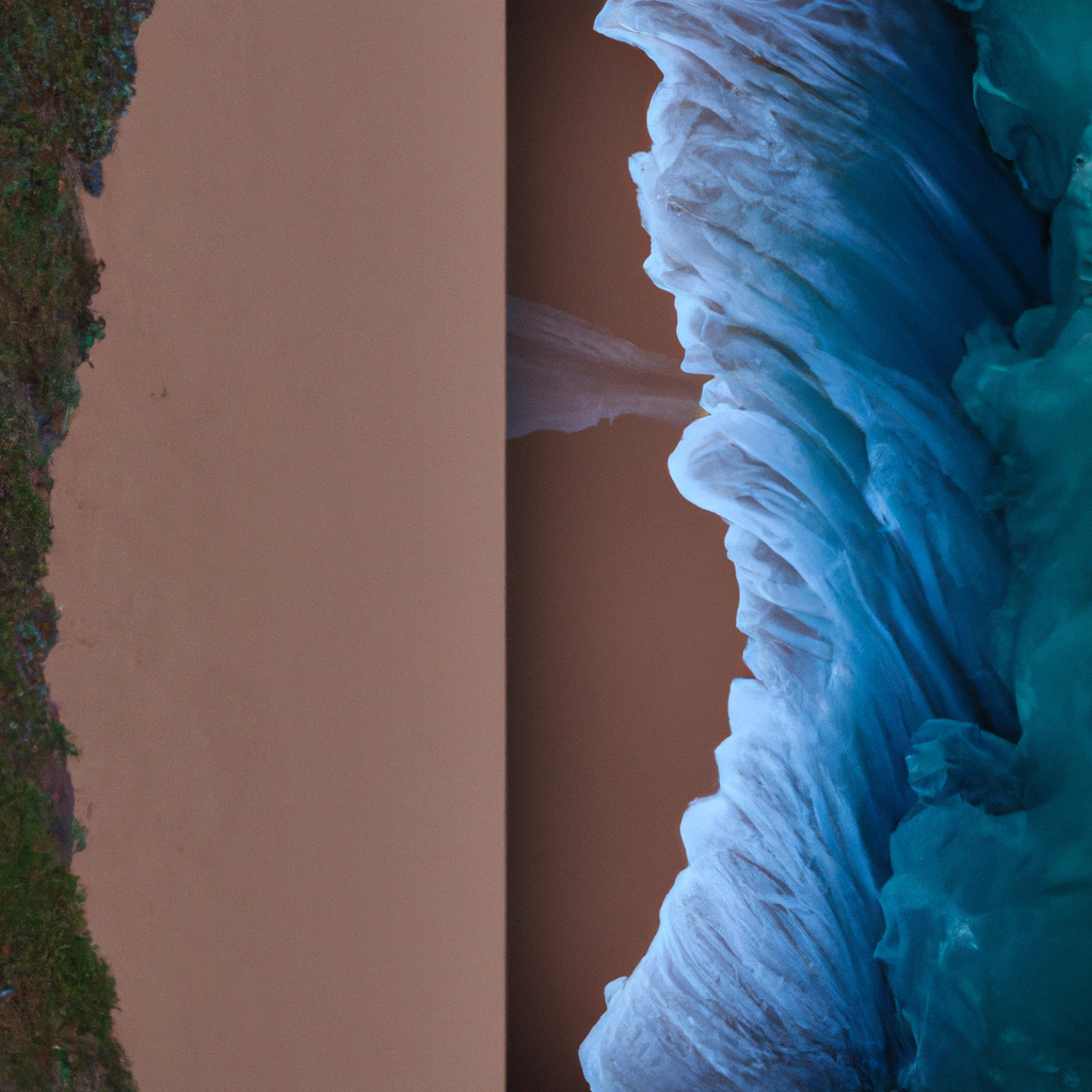 Golden sand dunes swivel around, building mesmerizing curves as wind howls.