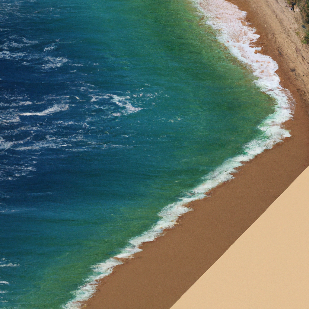 Verdant palm trees shield beachgoers with rustling leaves from searing heat.