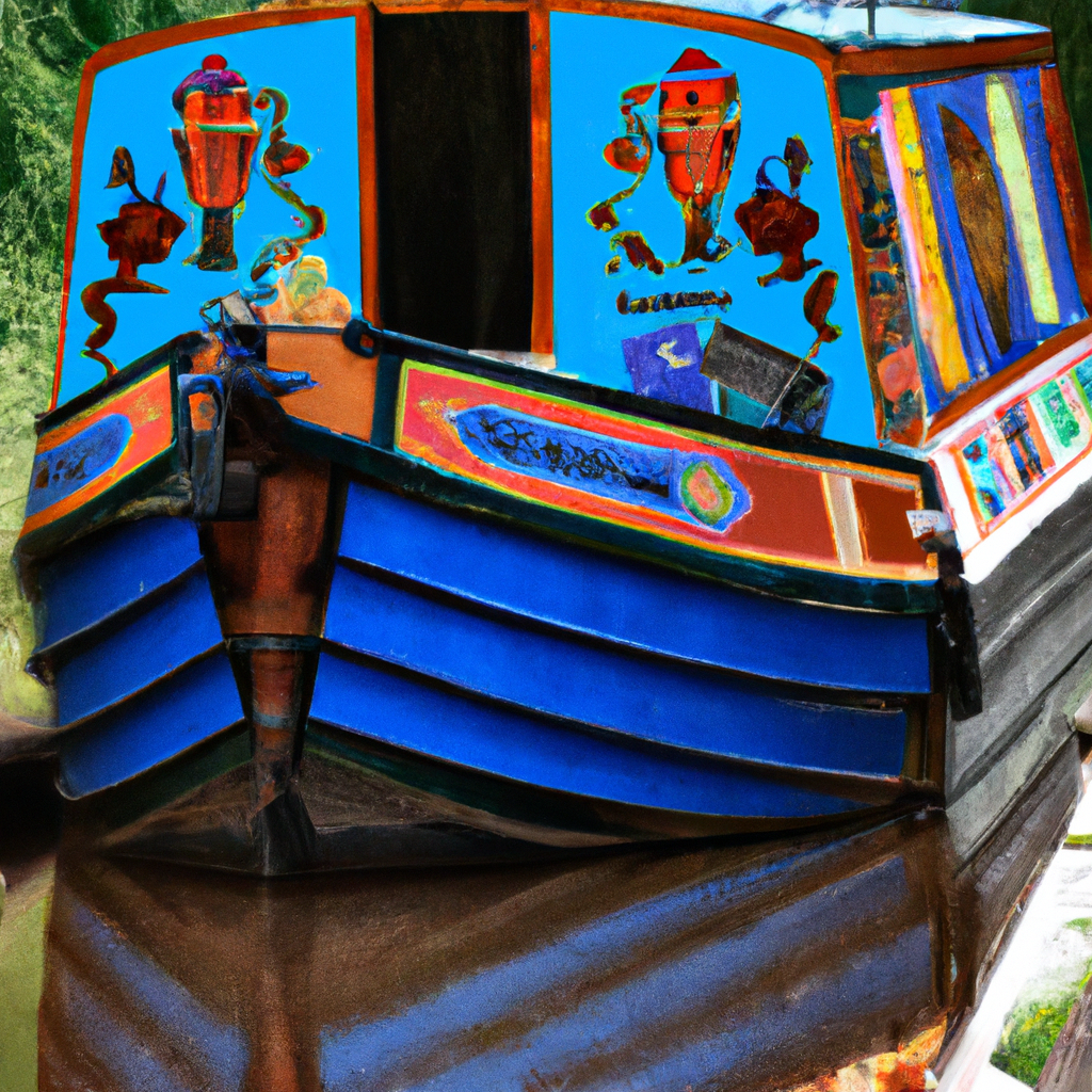 Explore the beauty of colorful folk art on canals.
