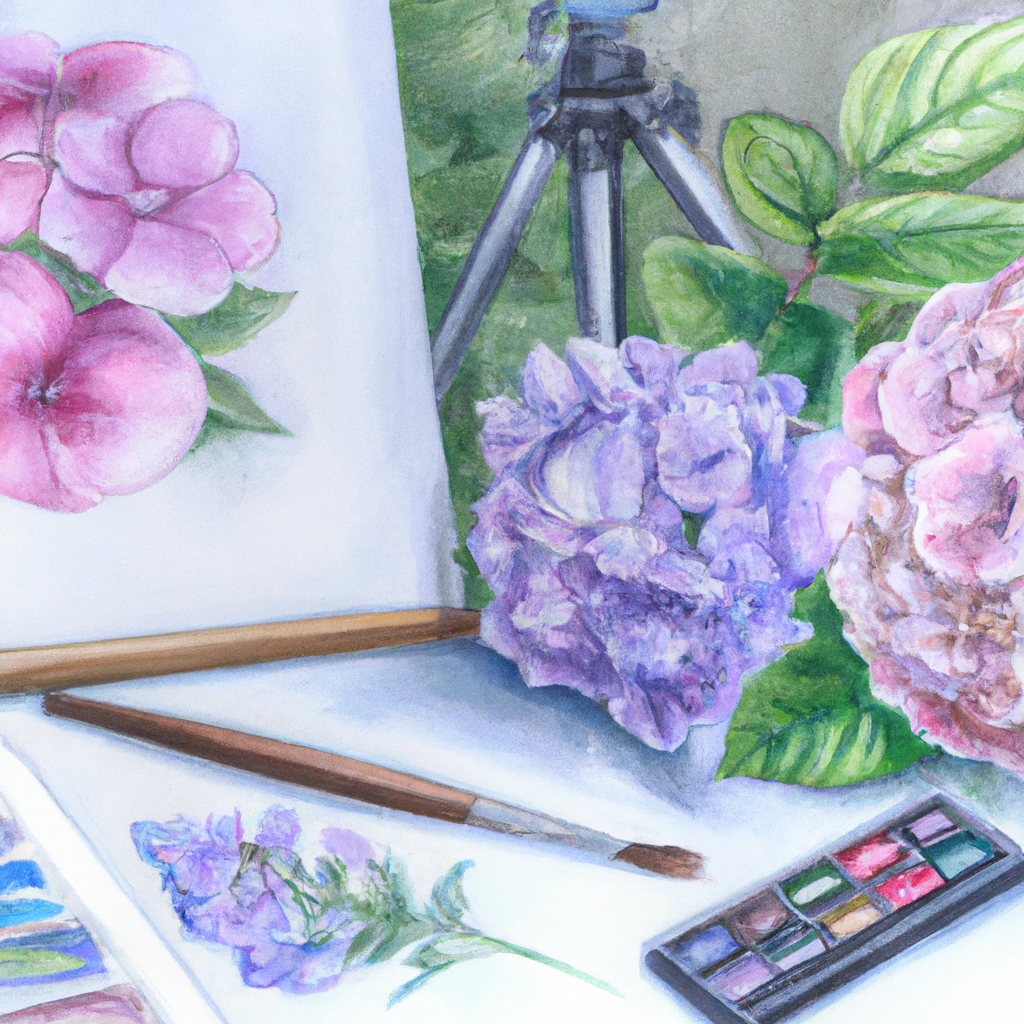 The beauty of a flower captured in watercolor is a sight to behold and a treasure to enjoy.