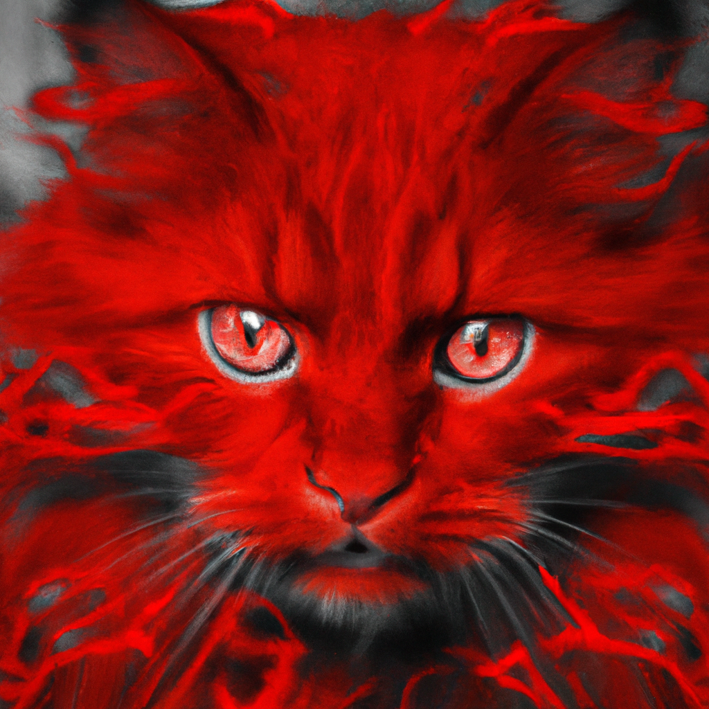 Fiery red flames embody intense energy and vitality.