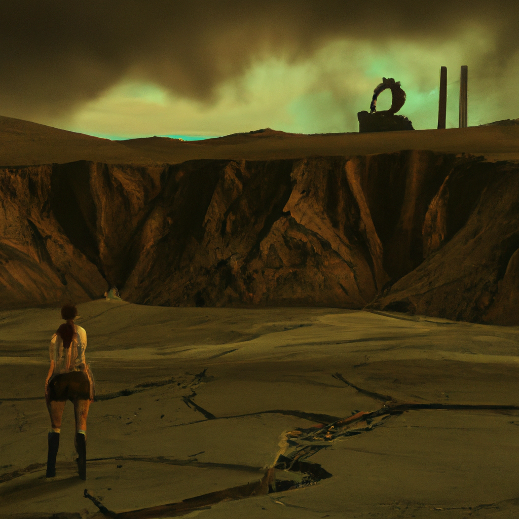 The desolate aftermath of war is both sad and strangely beautiful, a testament to the resilience of