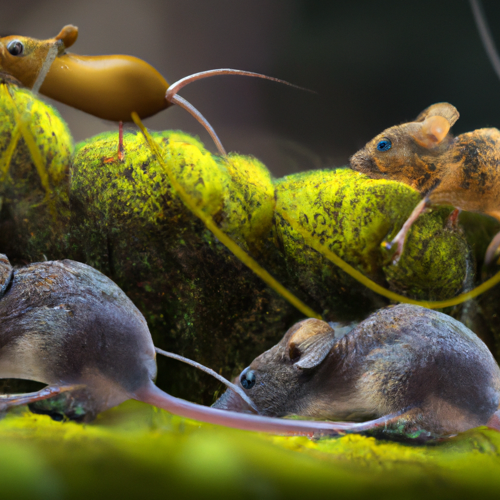 Mouse droppings are important sources of nutrients for insects and plants.