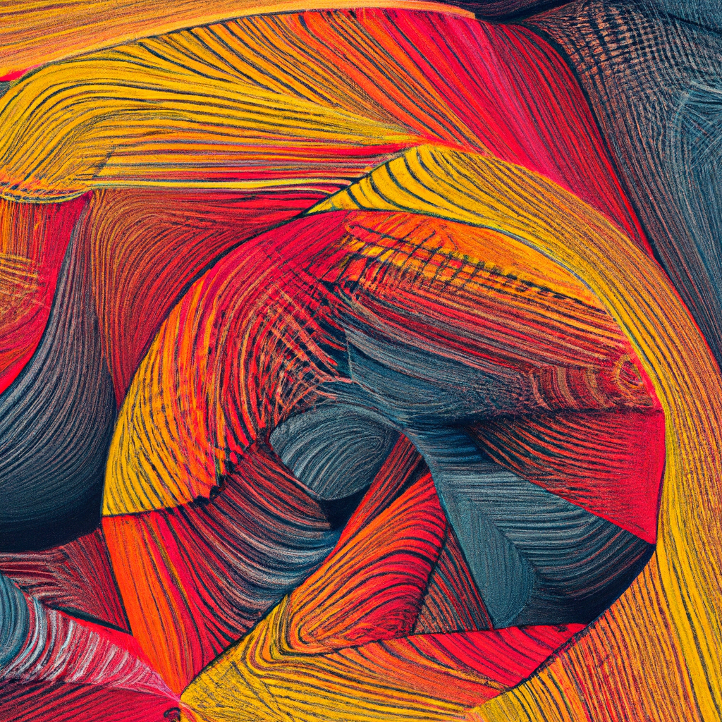 Only exploring the depth of geometric line patterns can reveal their true splendor