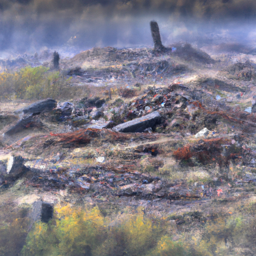 Nature slowly reclaims the forgotten remains of what once was a thriving civilization.