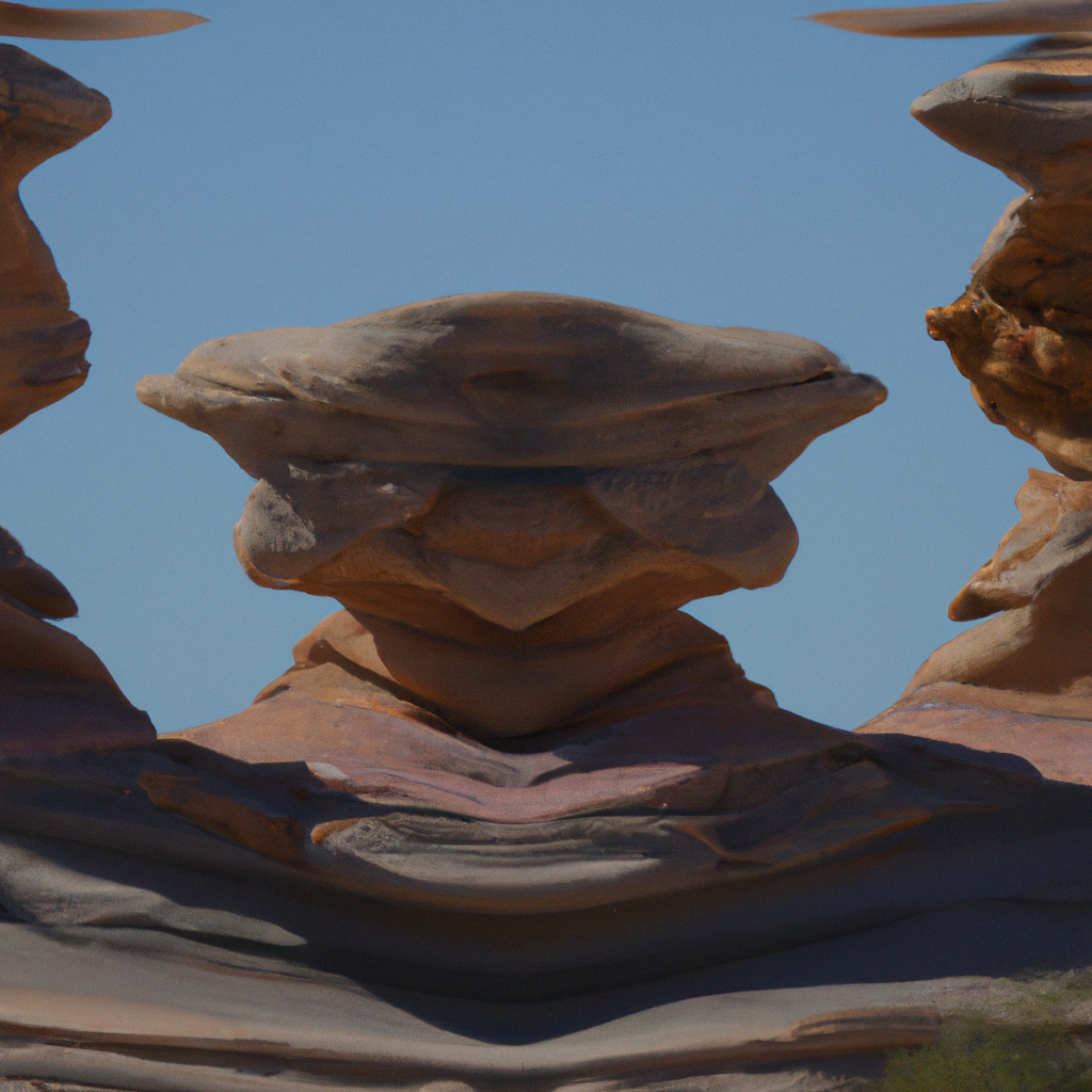 Millions of years of erosion and weathering expose colorful layers of rock.