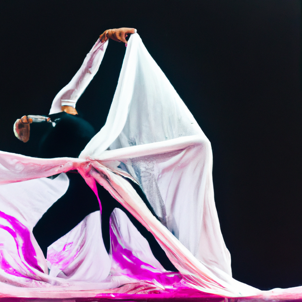 The perfect combo: dance movement meets painting strokes.