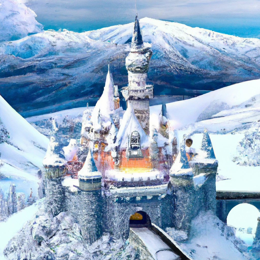 Discover a world of wonder in winter, where snow turns castles magical.