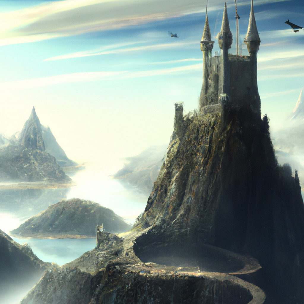 Gothic castles emanate dark allure with their ornate details and imposing structures.