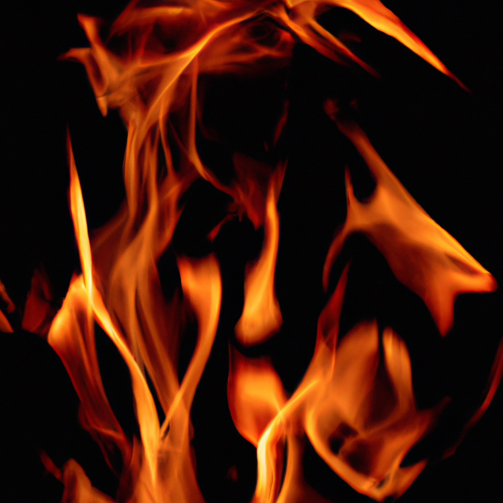 The power of fire is both beautiful and dangerous.