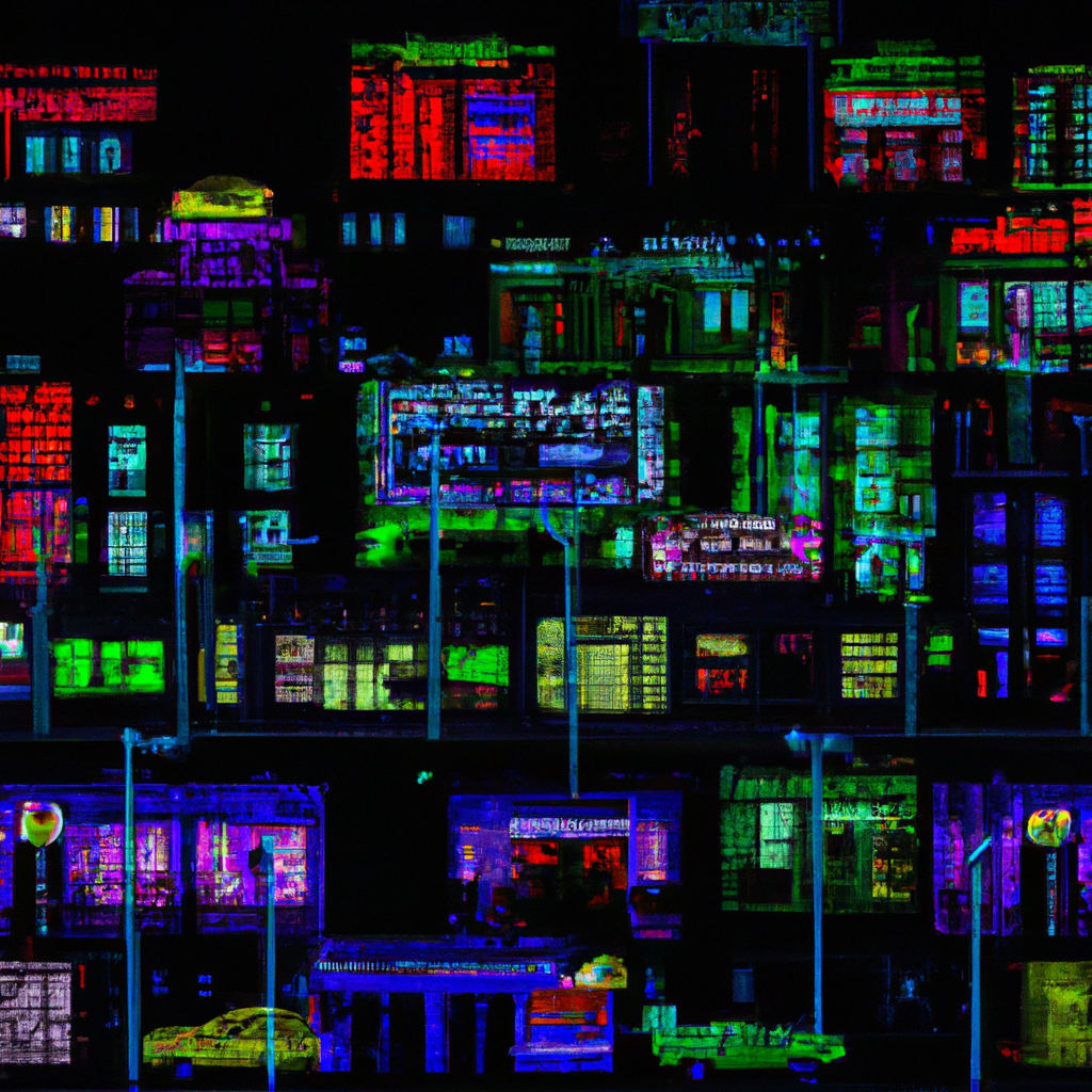 Futuristic cityscapes and neon-drenched streets await in this exploration of tomorrow