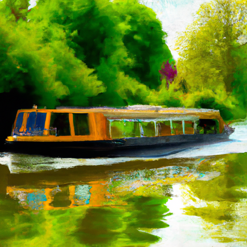 Be awed by exquisitely crafted artwork adorning narrowboats