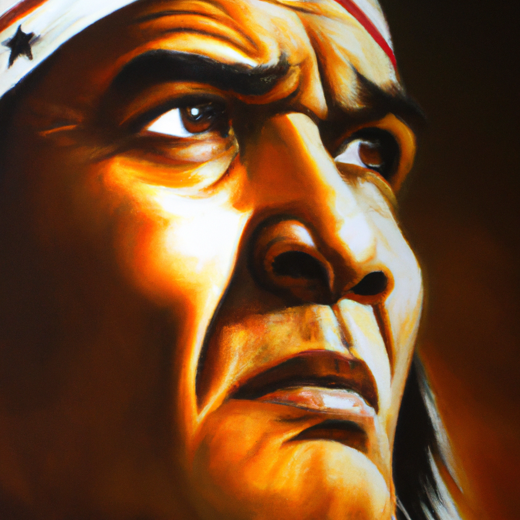 Mimicking moves of epic art, warrior comes to life in statuette form.