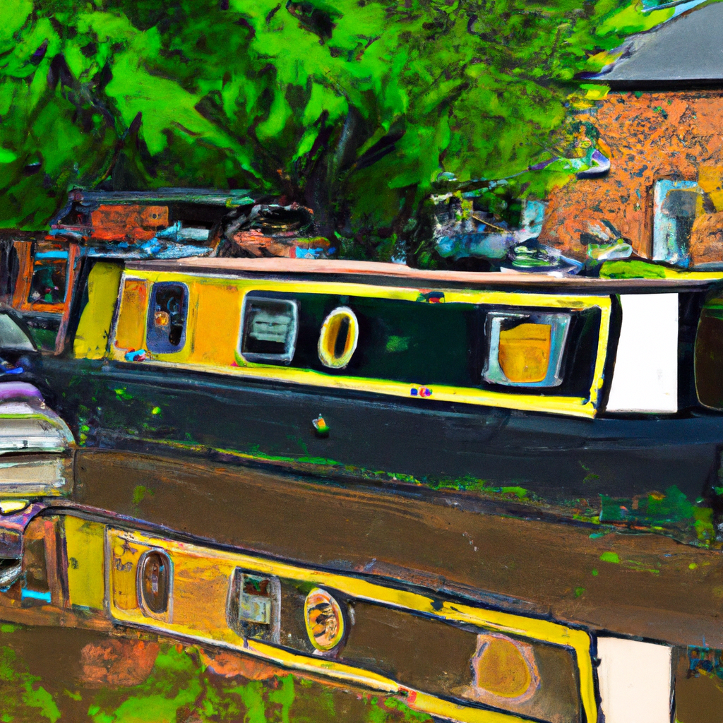 Experience life on the canal aboard a narrowboat, immersed in traditional living.