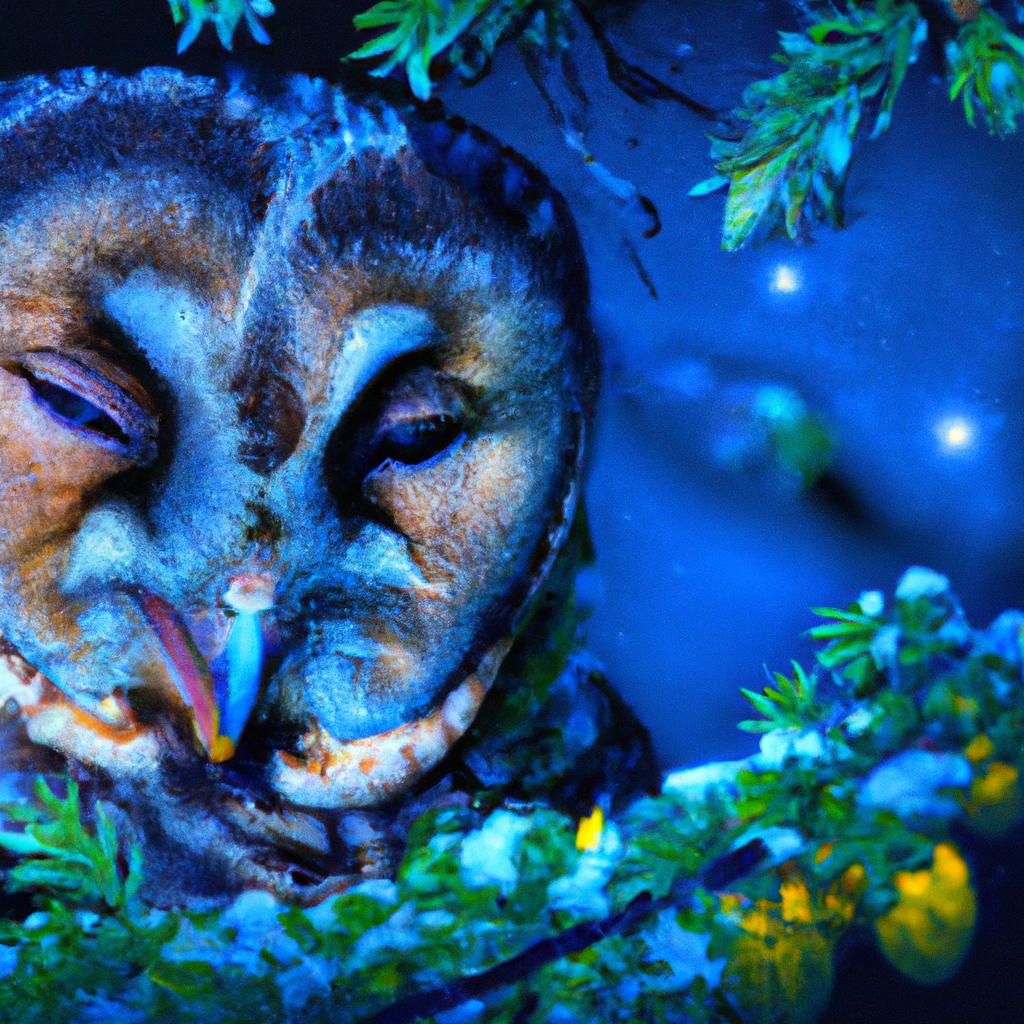 In Japanese folklore, the owl is a symbol of good luck and protection.