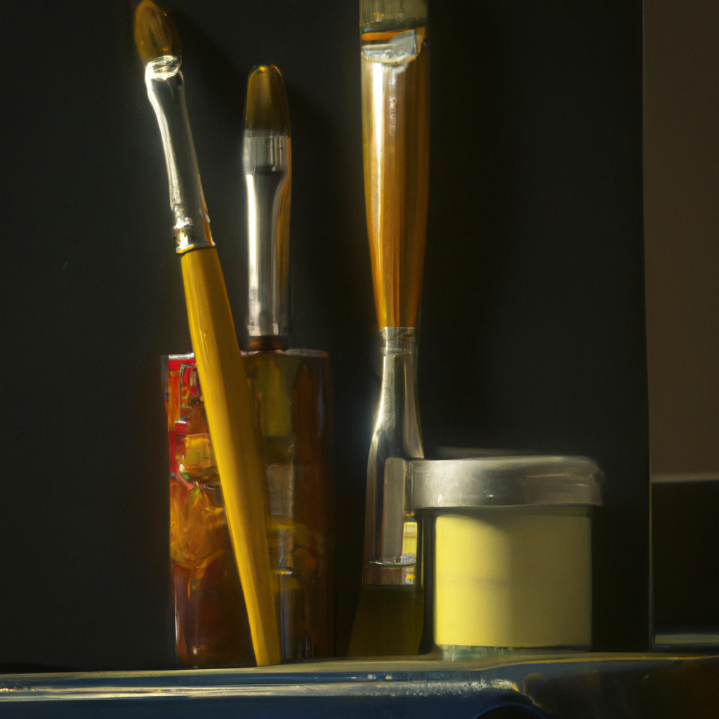 Many famous paintings were created with oil paint on canvas.