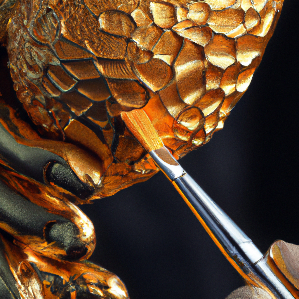 Painters have employed gold in their creations for centuries, using it symbolically.