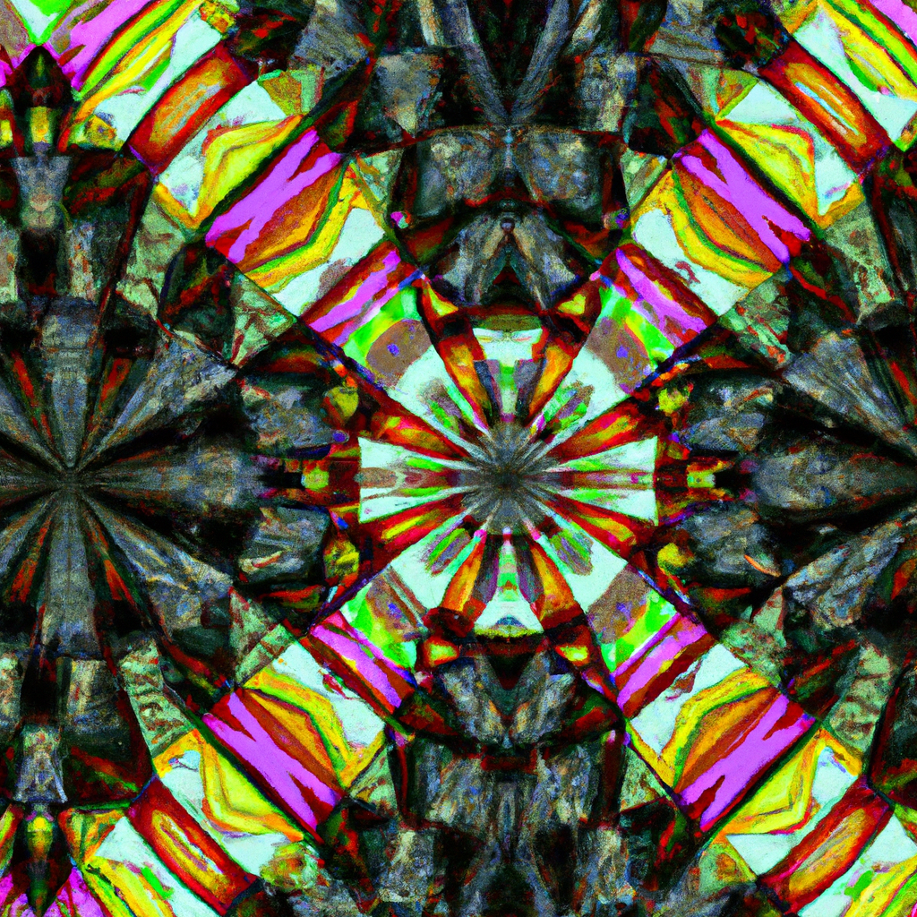 Symmetry in geometric designs creates mesmerizing patterns that delight the eye.