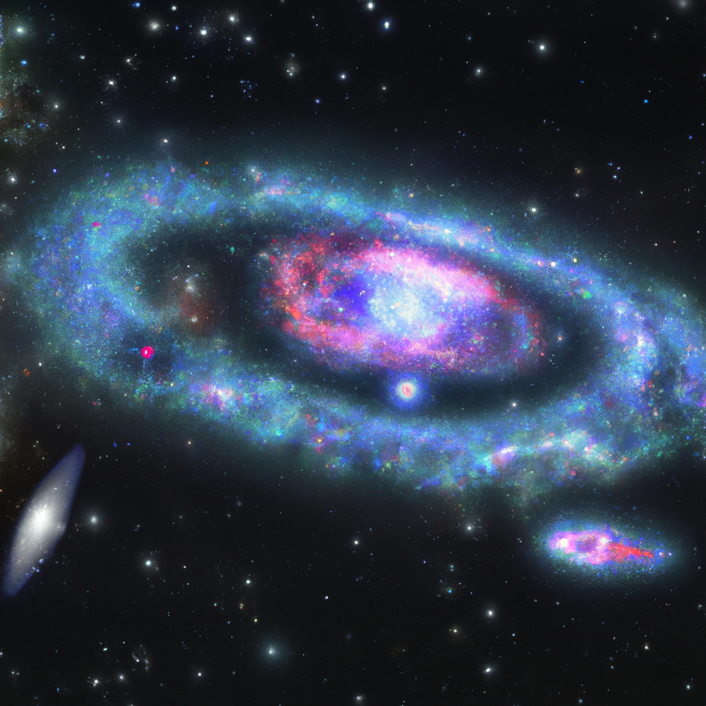 The faintest stars become visible with the help of light.