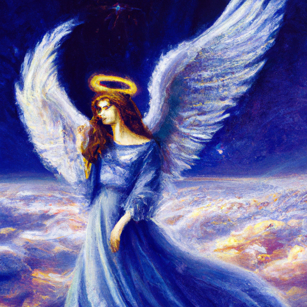 From cherubs with golden harps to archangels with fiery swords, each depiction is a masterpiece.