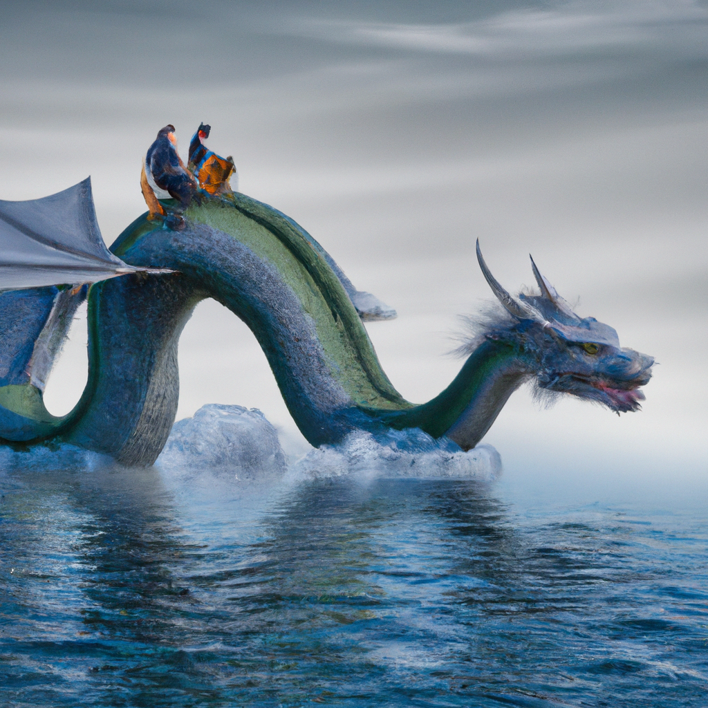 Dragons are often depicted as having a special relationship with water.