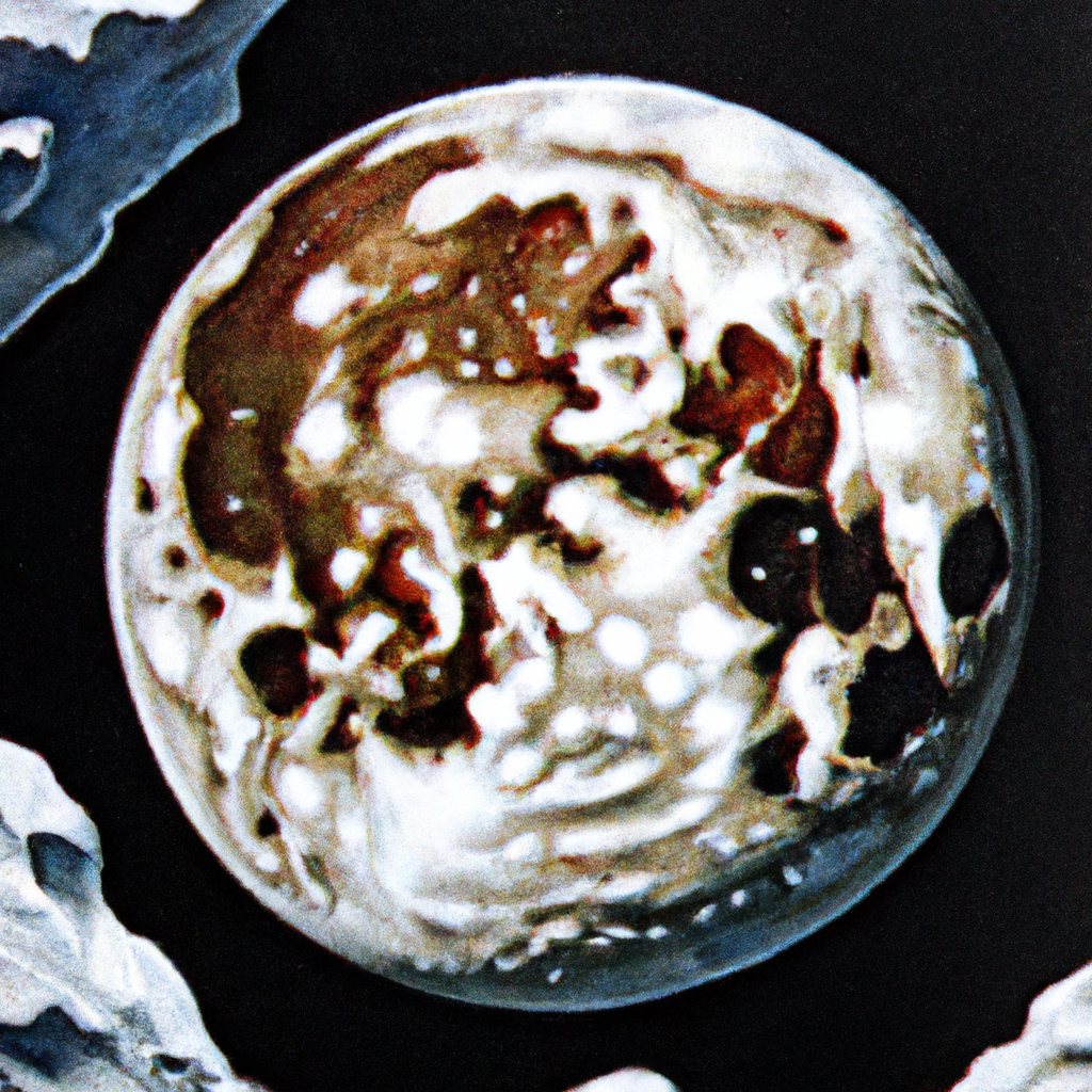 Brush strokes bring harmony to the ethereal celestial.