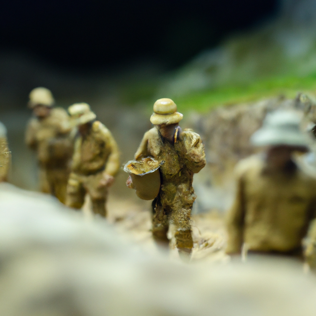 The horrors of warfare during WW1 left haunting scars.