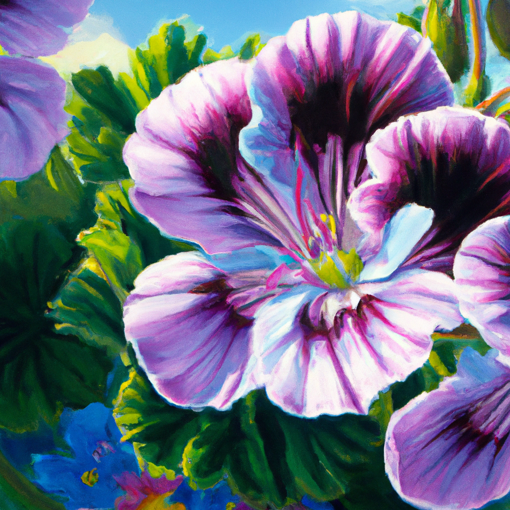 Brush strokes and blurs give an exceptional three-dimensional effect.