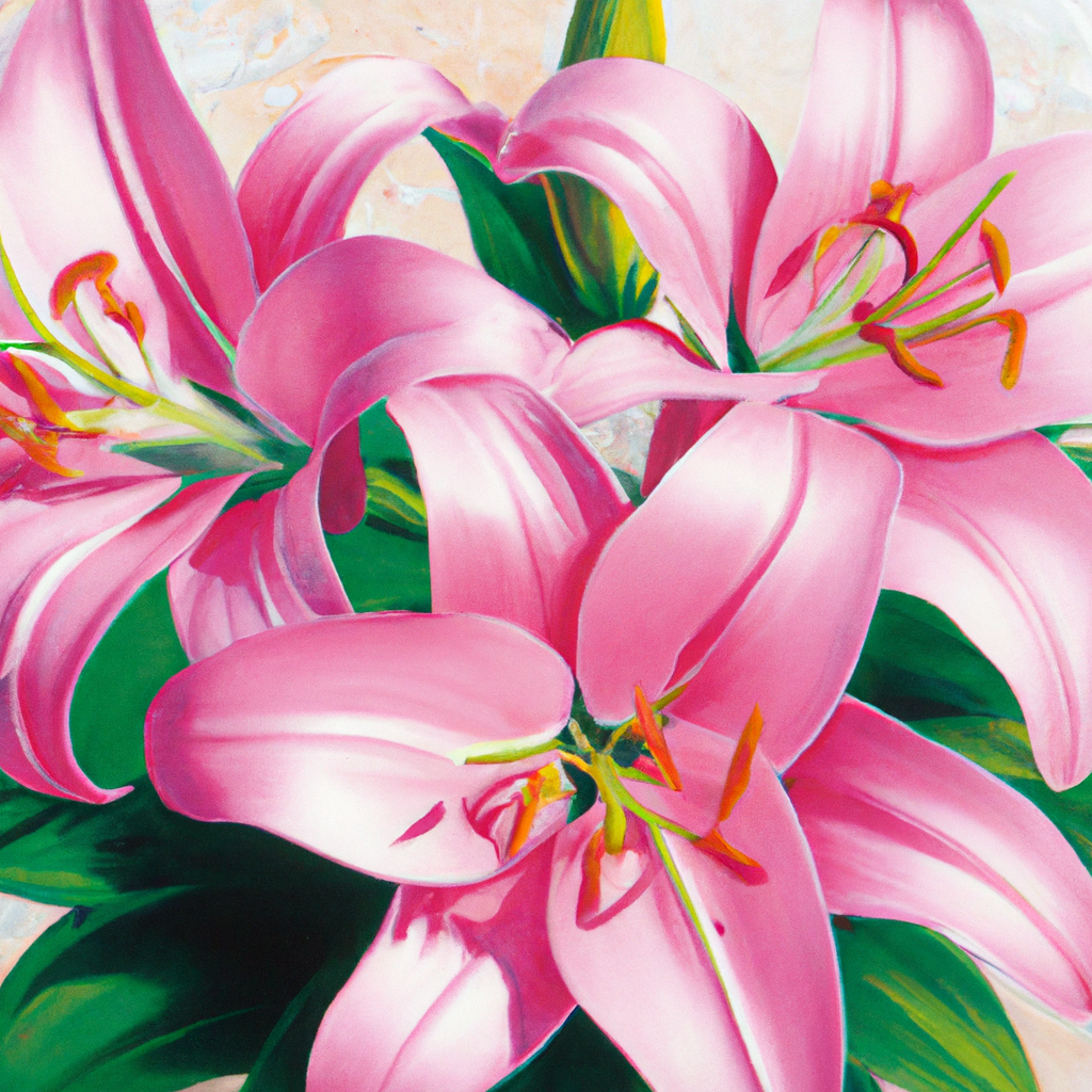 Beautiful petals look freshly wet or dried with detailed paint lines.