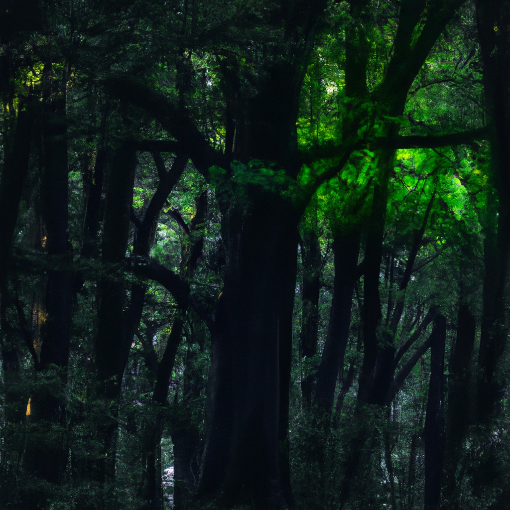 Wander in wonder among mossy stones and tangled vines.