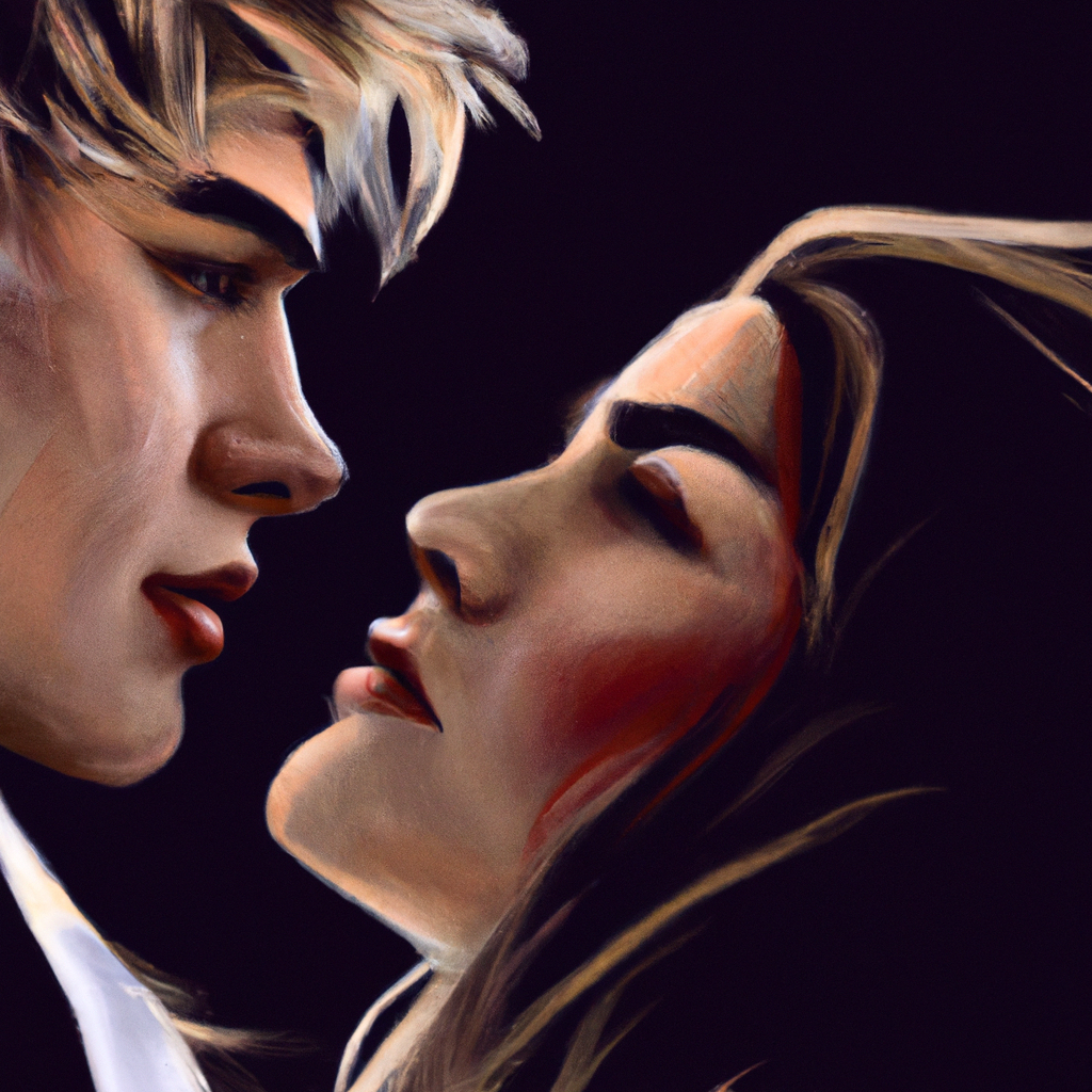 The strokes and lines represent the depth and complexity of passion.