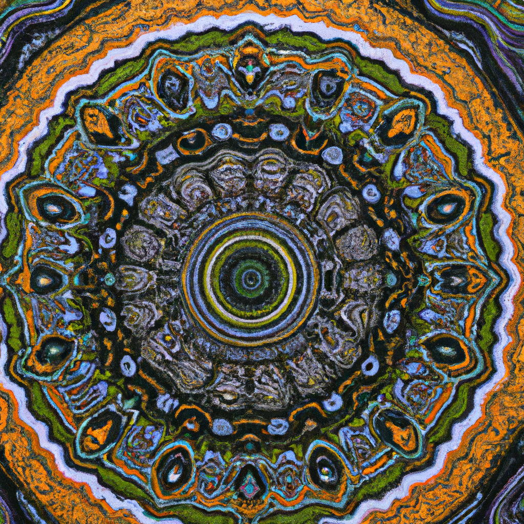 Explore the endless possibilities of creating unique mandalas using geometric shapes.