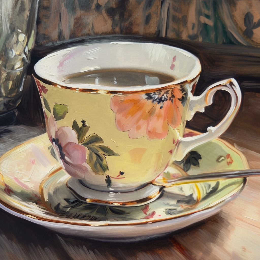  Acrylic painting up close