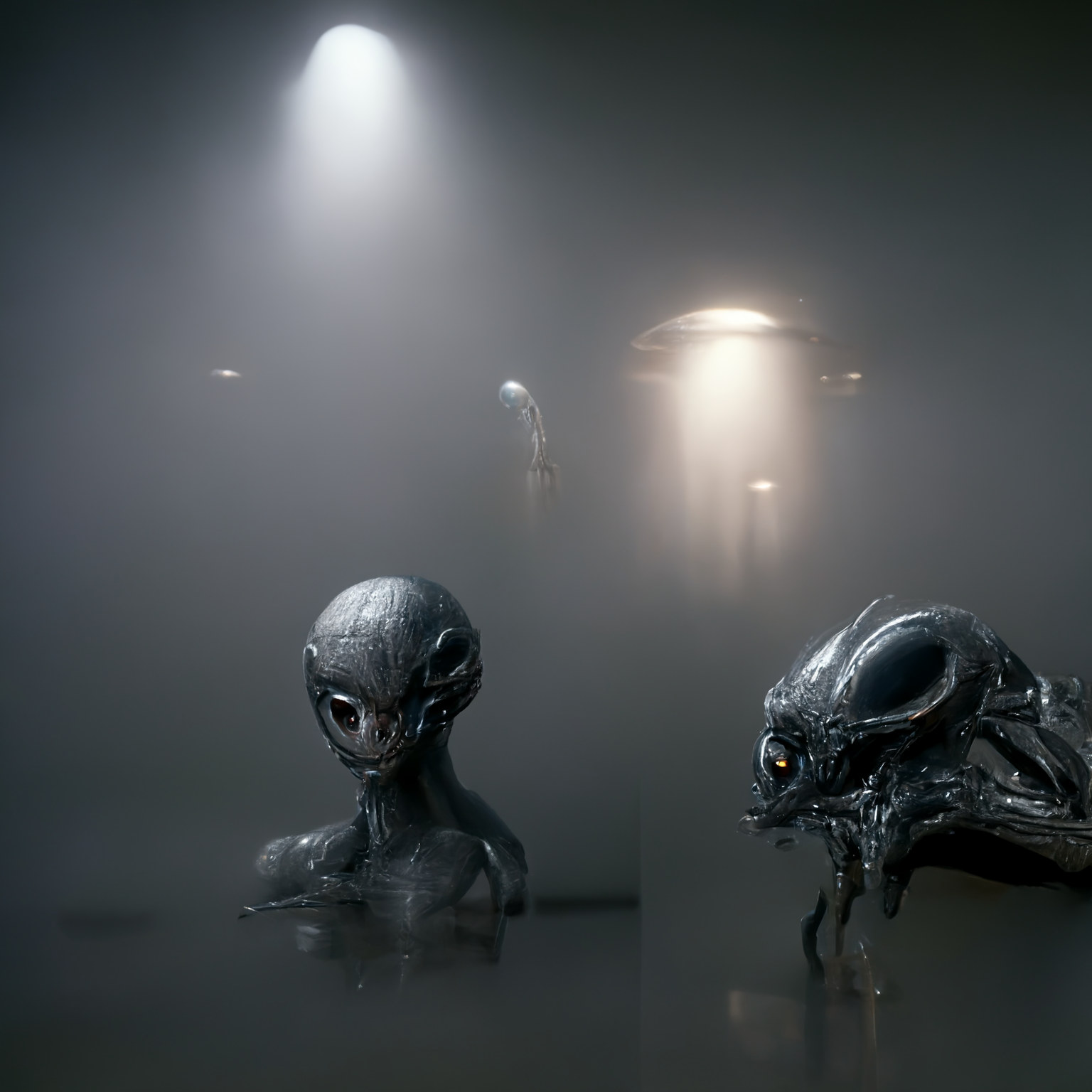 Grays looking fearsome in water.