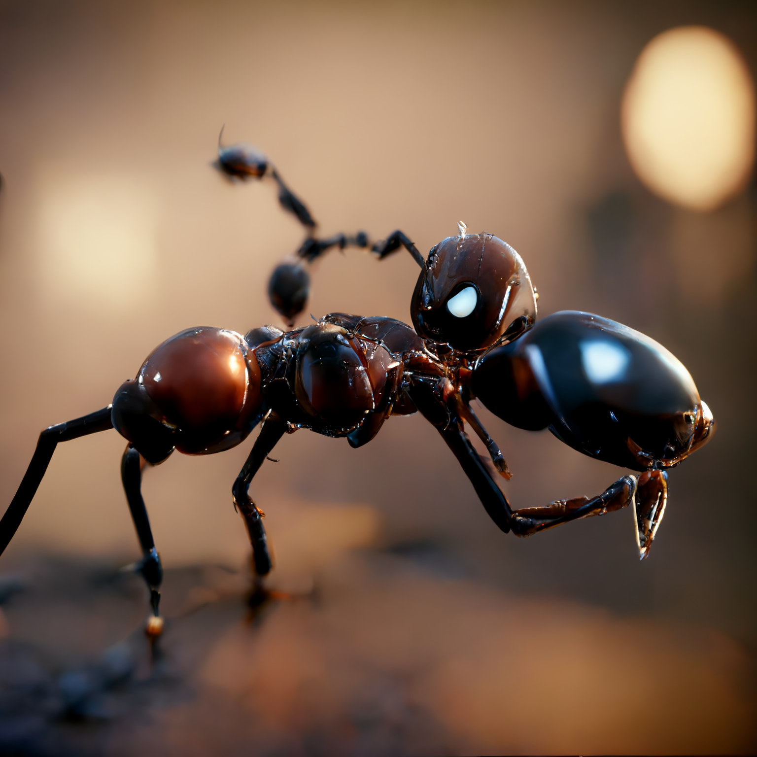 AI Ant just looks all bashed up.