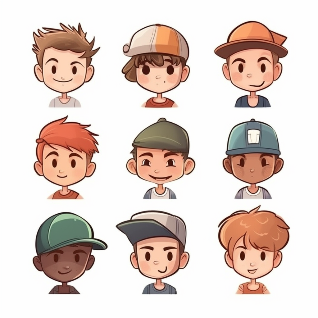12 free cute avatars boys to see.