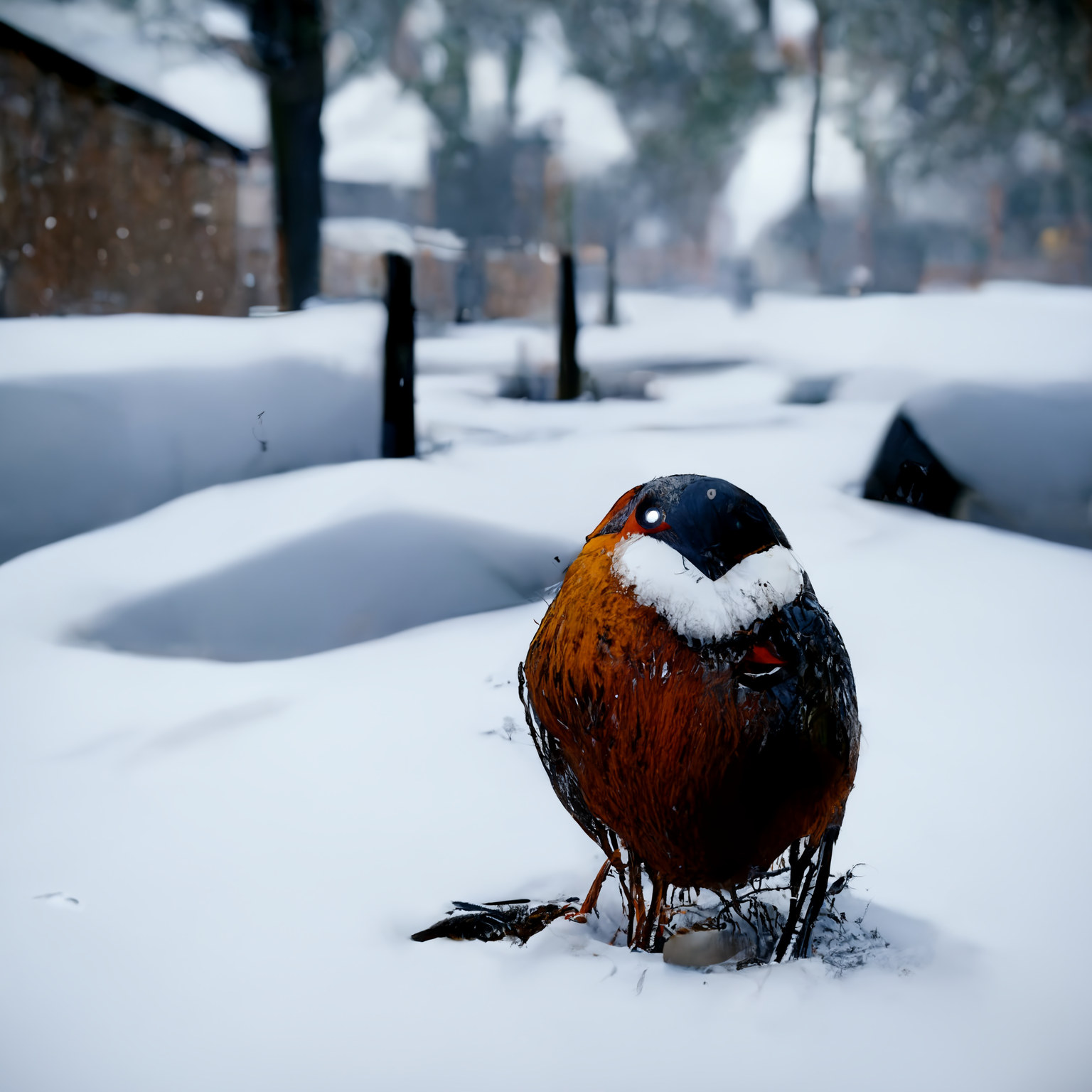 Good shape but the head of the bird is off and no beak.