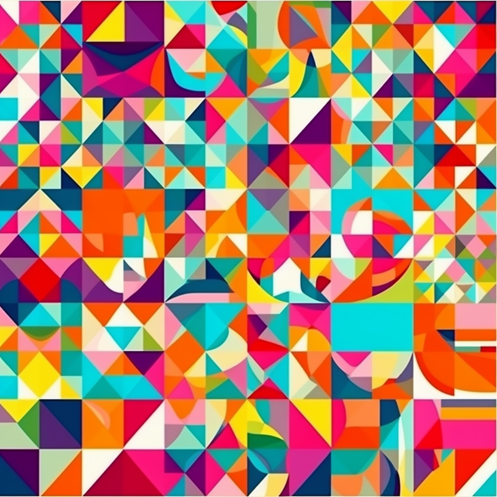 Bold and eye-catching colorful patterns