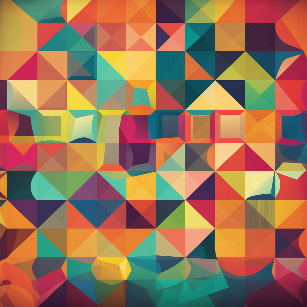 Geometric patterns can be incorporated into interior design