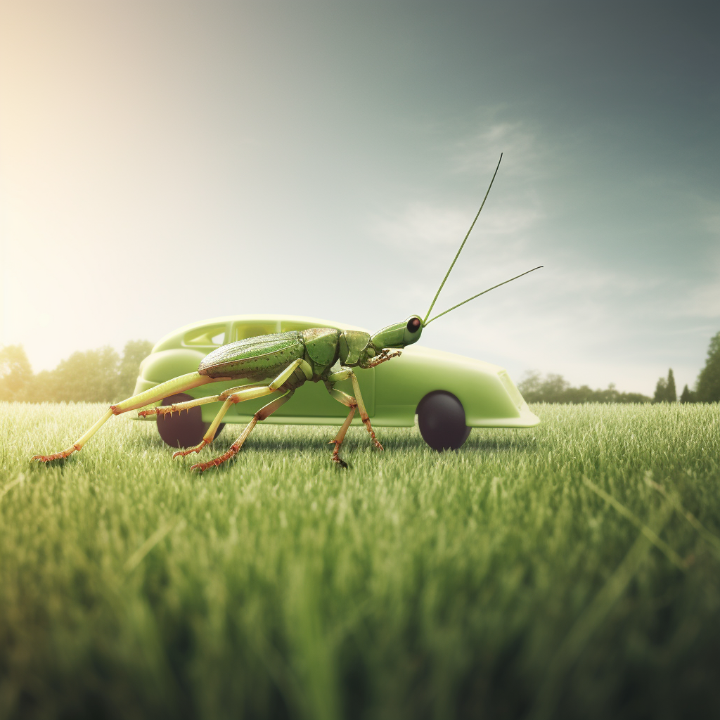 A very adventurous insect.