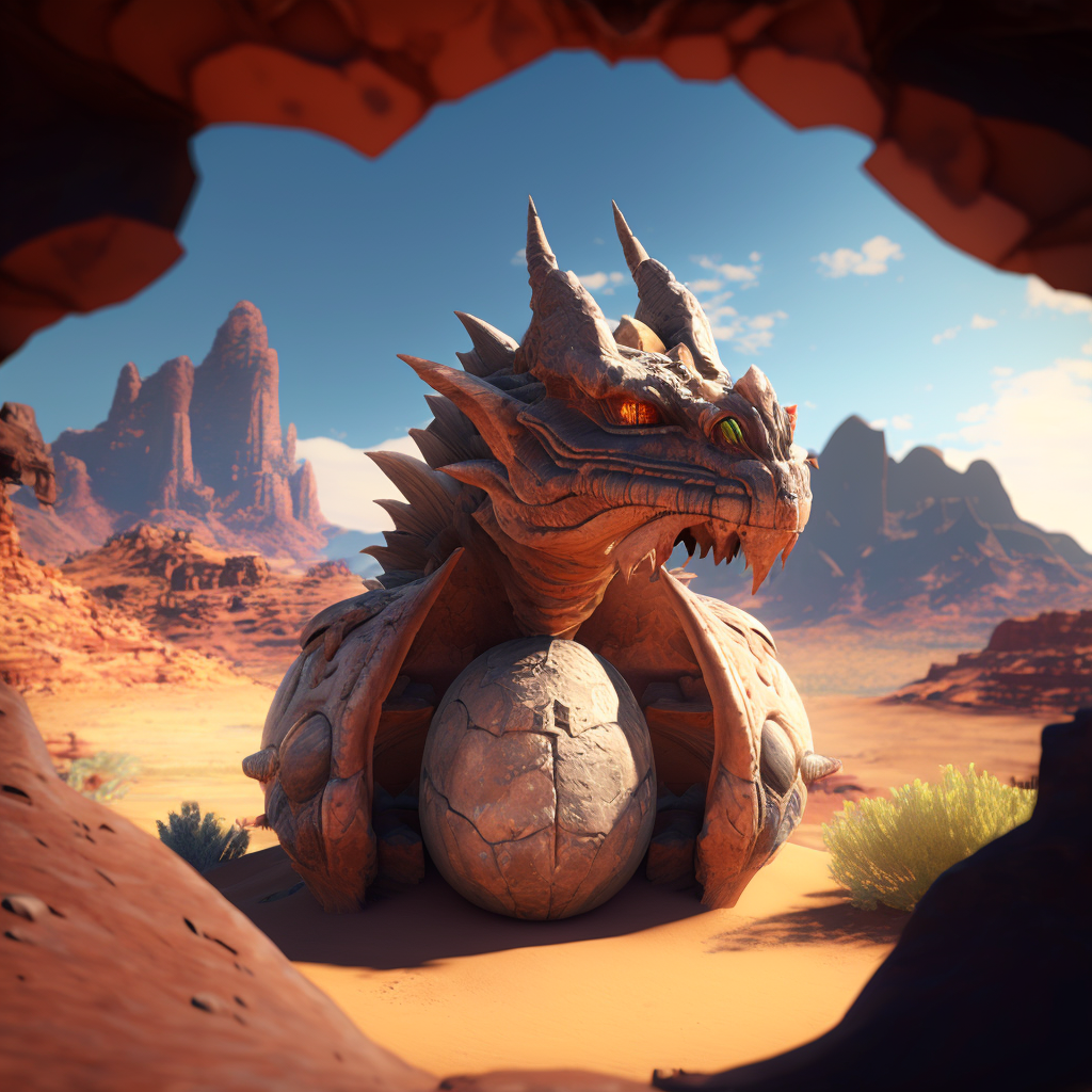 Dragon helps a human.