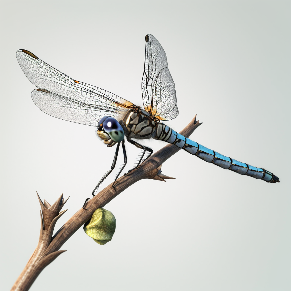 A Dragonfly is a fast flying insect.