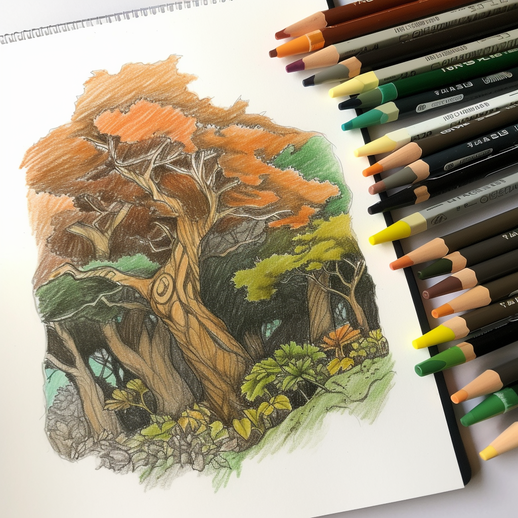  Tips and techniques for drawing nature in color