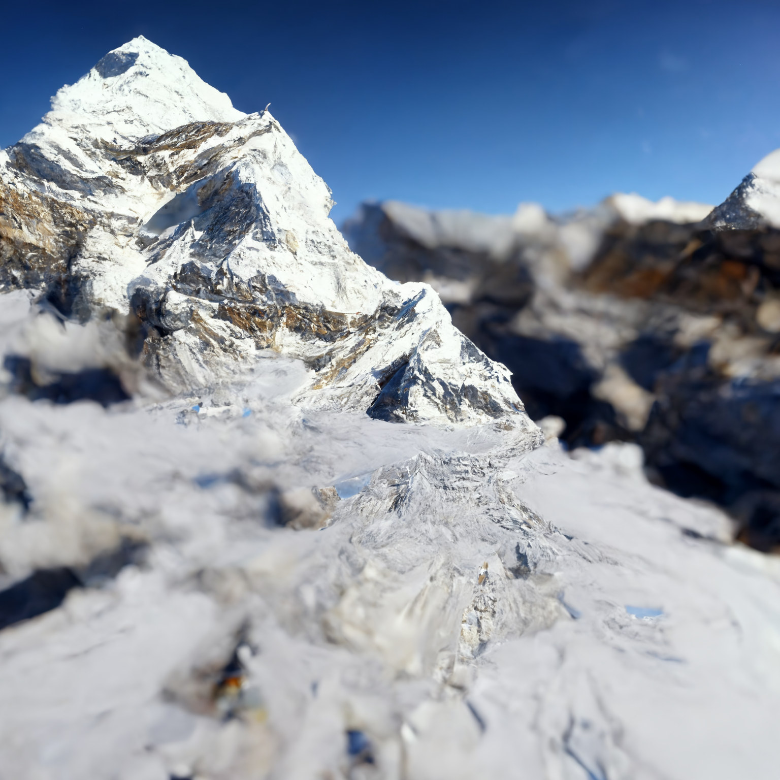 Mount Everest by AI.