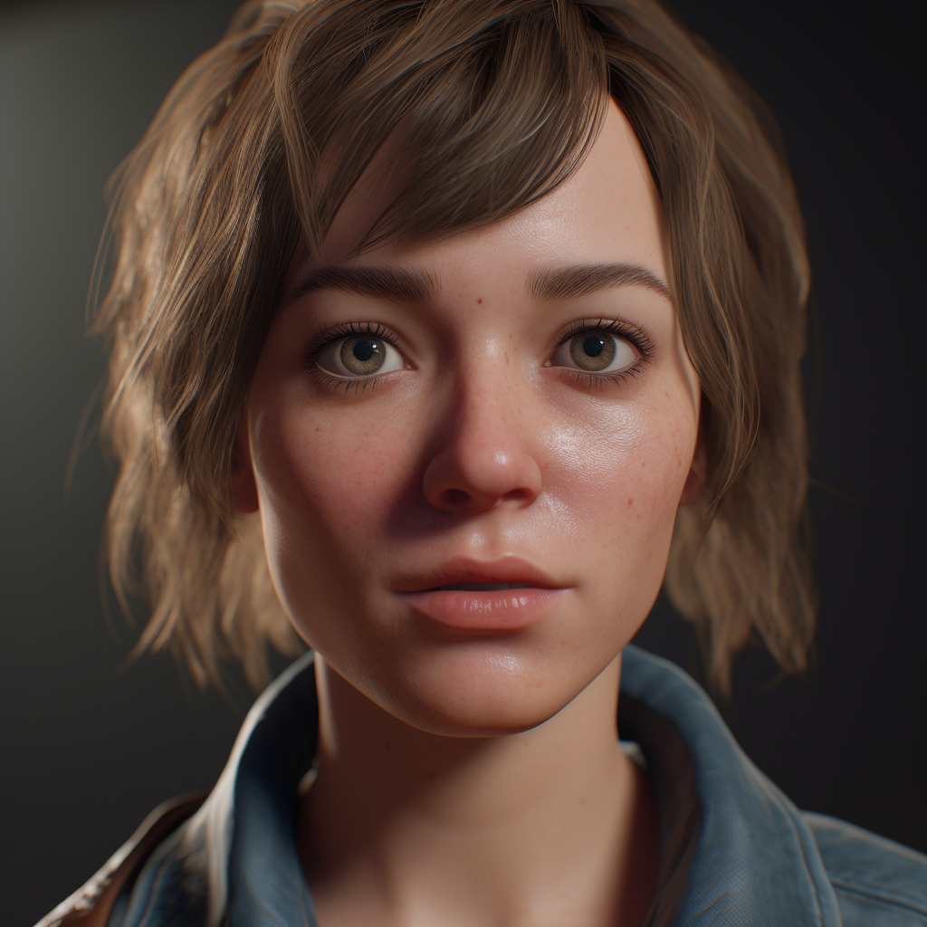 A face is a captivating work of art.