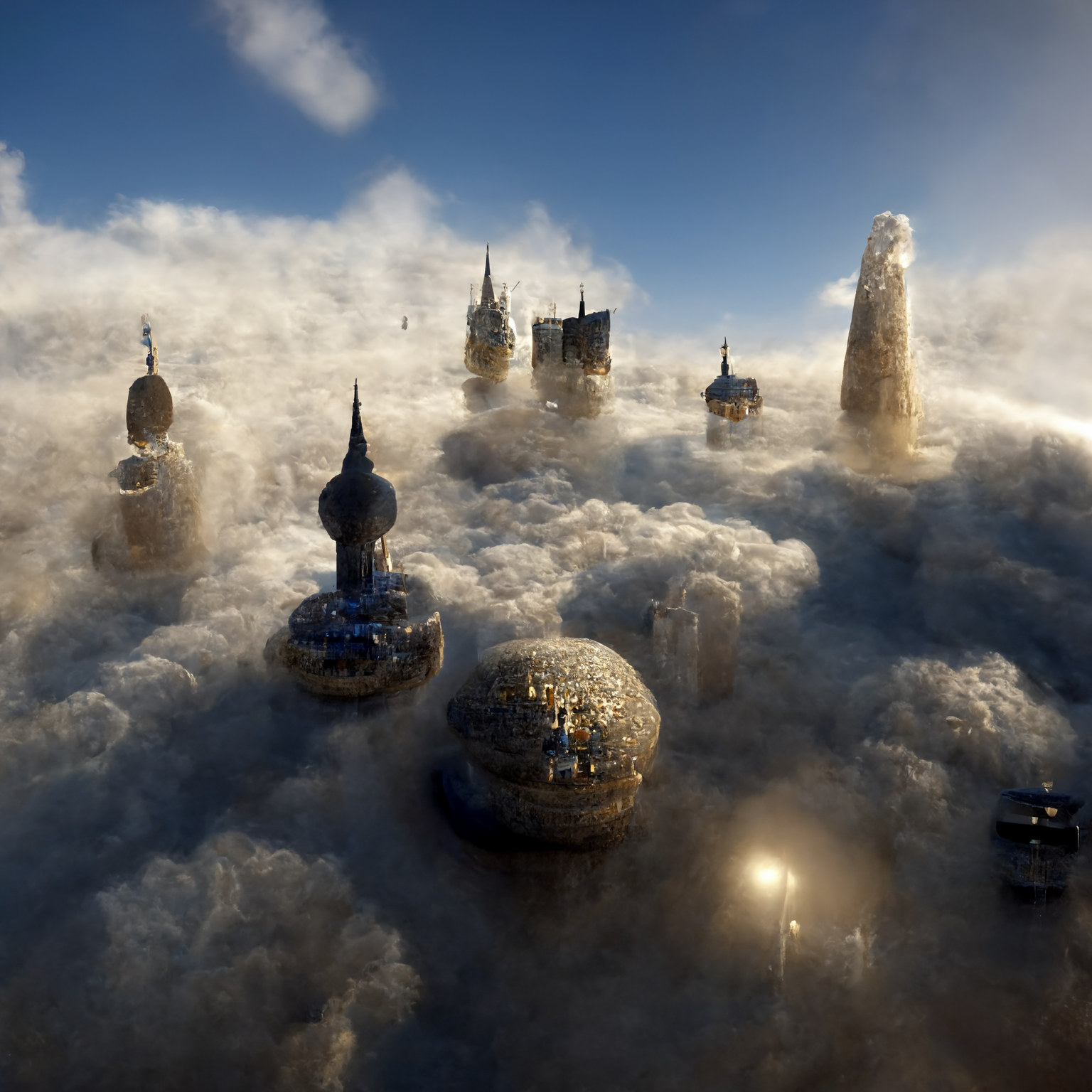 Perhaps with hidden wizards from the past.