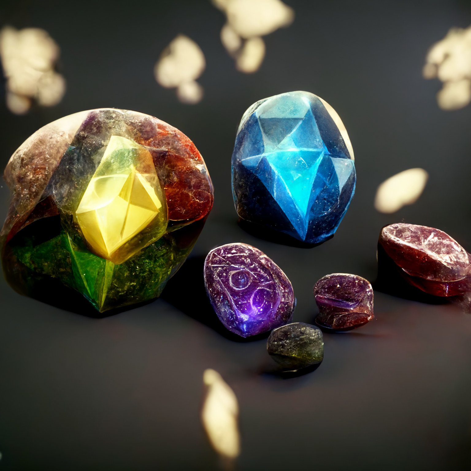 Some people think gems have healing properties.