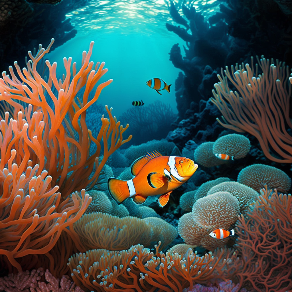 Beautiful image of the fish swimming.