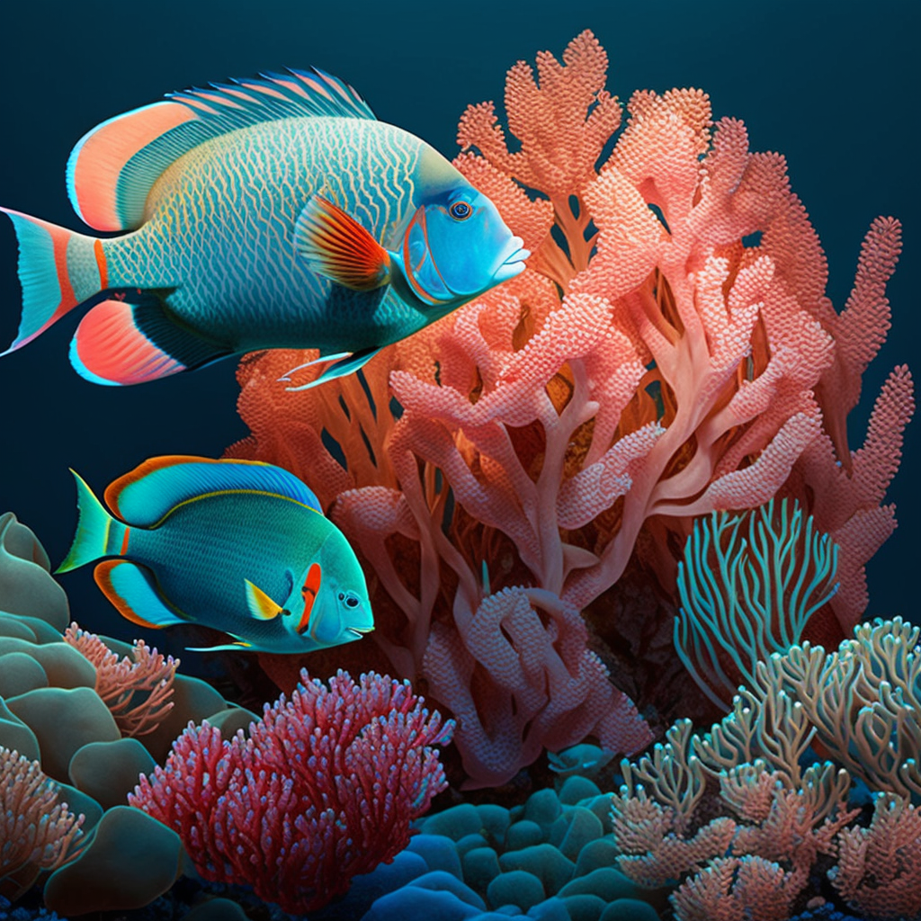 Look after the fish and coral reefs.