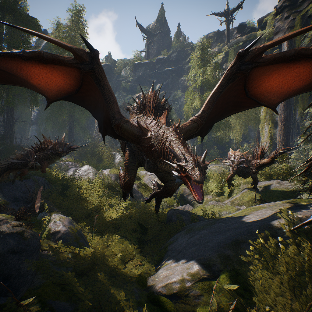 The allure of flying dragons